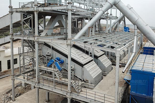2500 tons of limestone crushing production line