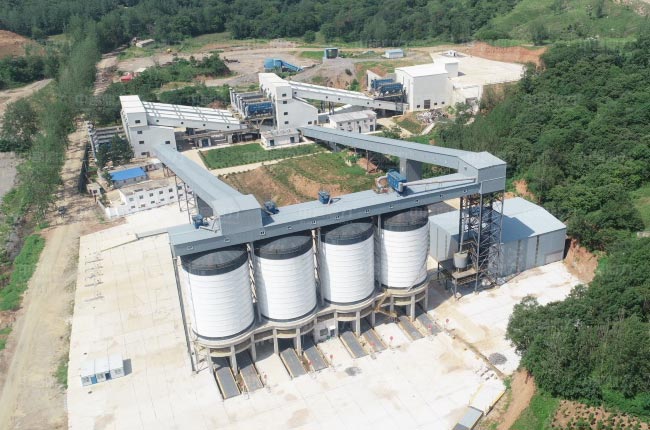 Production line of 3,000 tons of limestone