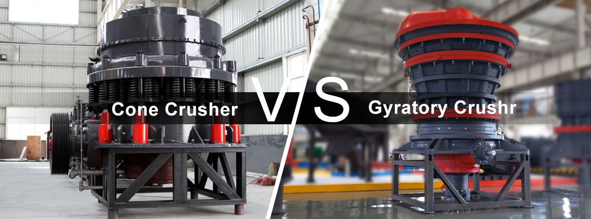 gyratory crusher vs  cone crusher