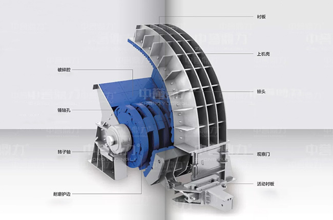 Hammer crusher structure