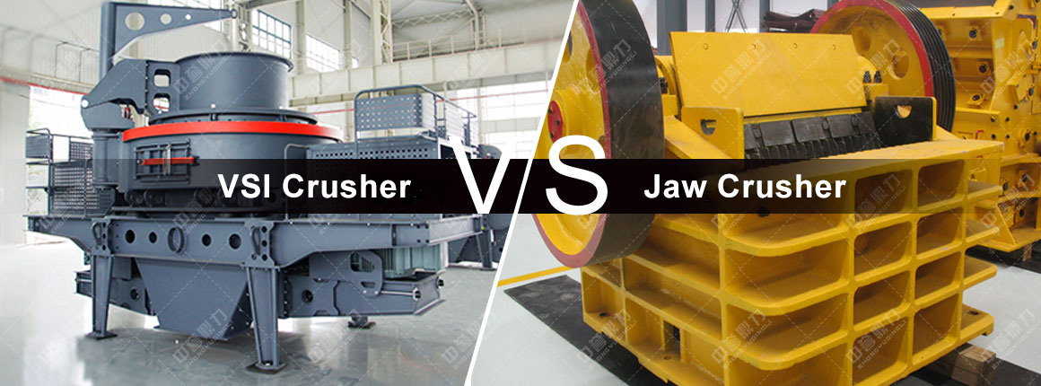 vsi crusher vs jaw crusher
