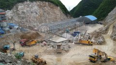800TPH Sand Production Line in Guizhou