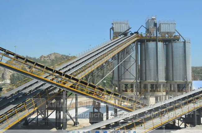 500TPH Cement Aggregates Production Line in Hebei