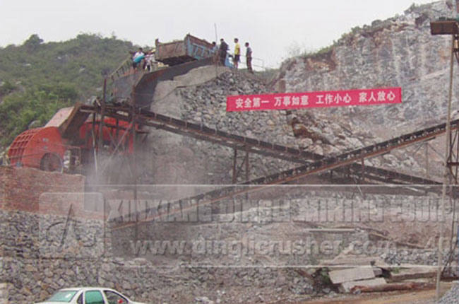 600t/h Stone Production Lin in Hangzhou Zhejiang