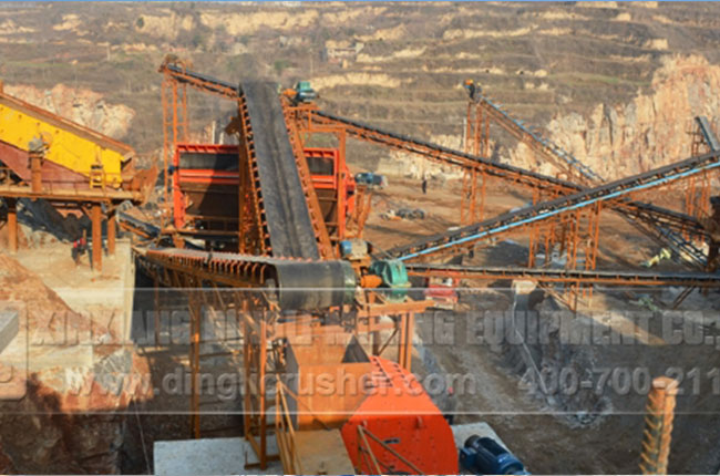 700T/H Gravel Production Line of Mengyin Stone Plant