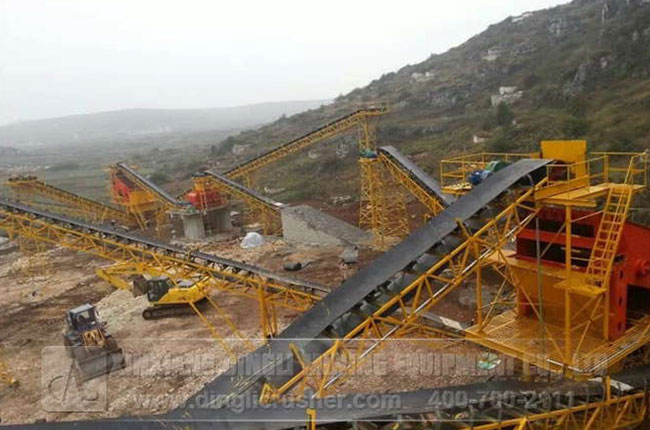 1200TPH Gravel Production Line of Yijian in Guiyang Guizhou