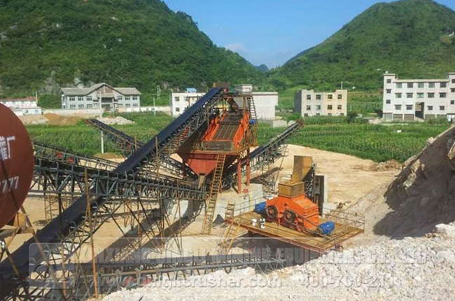 300TPH Stone Production Line in Pingba Anshun Guizhou
