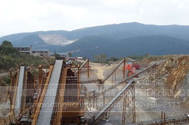 1200-1500TPH Stone Production Line in Ruichang Jiujiang