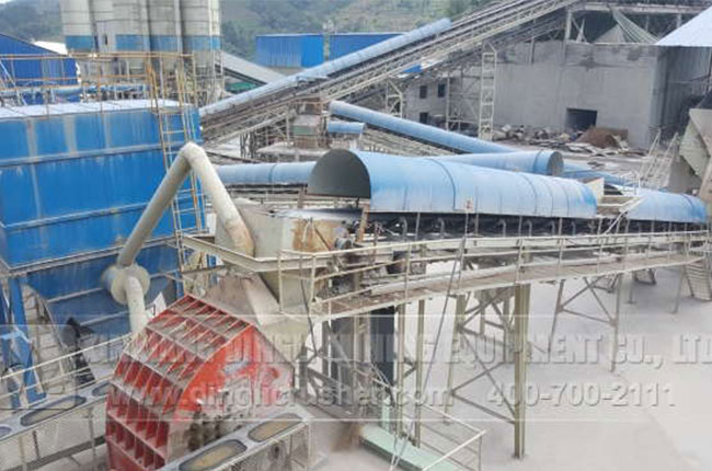 800TPH Crushing Production Line of Shuangsan Cement Plant