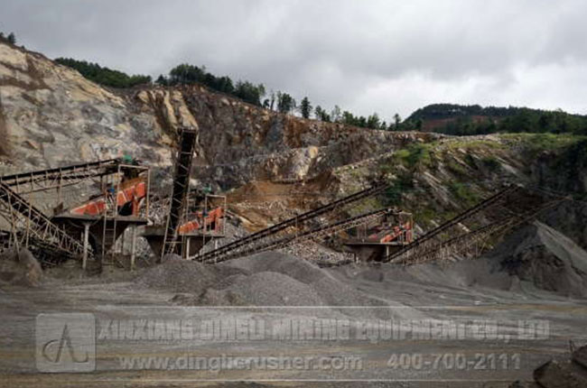 800TPH Gravel Production Line in Guangan