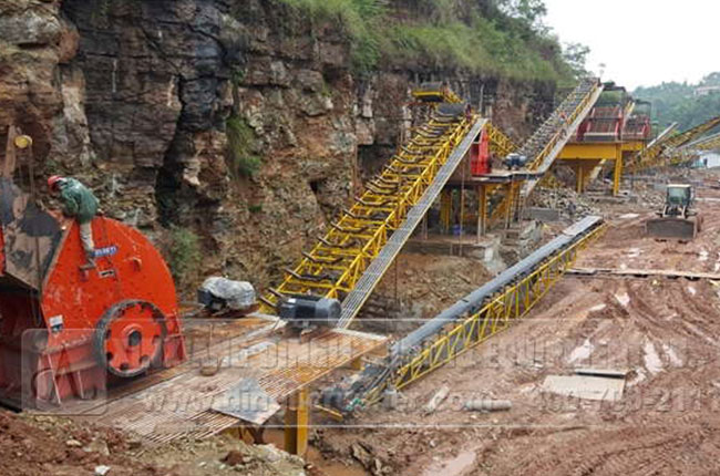 3500TPD Stone Crushing Project in Meishan Sichuan