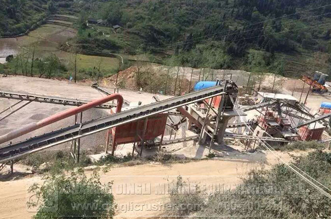 500TPH Stone Production Line in Yichun Jiangxi