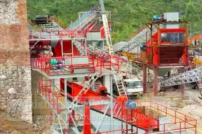 800TPH Stone Production Line in Guilin Guangxi