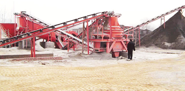 Granite sand maker, granite sand production line