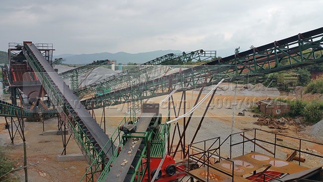 gravel production line