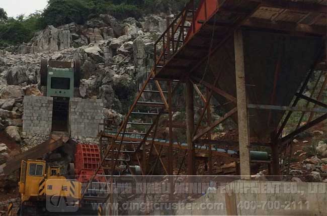 160TPH Stone Plant in Guangxi