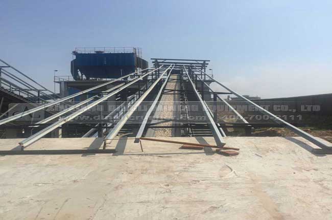 500TPH Aggregates Production Line of Longshan Cement