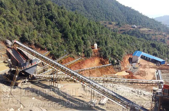 250-350TPH Hard Rock Crusher Plant in Xichang Sichuan