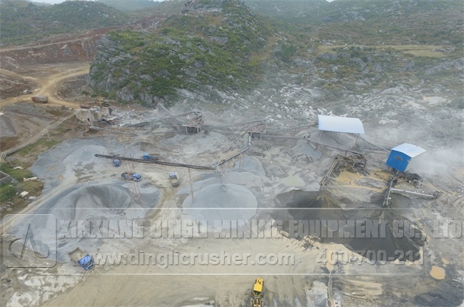 300TPH Stone Crushing Line for Sand Production