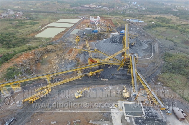 500TPH Stone Crushing Line for Sand Production