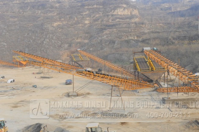 600TPH Sand Production Line in Sichuan