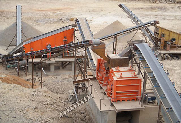 huge stone crushing production line