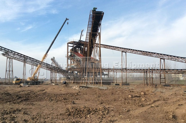 1500TPH Aggregates Production Line in Huaiyuan Bengbu