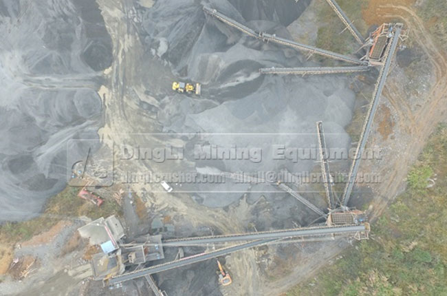 500TPH Stone Crushing Plant in Shaoyang Hunan