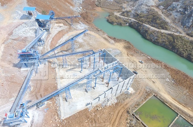700TPH Fluorite Production Line in Jiujiang