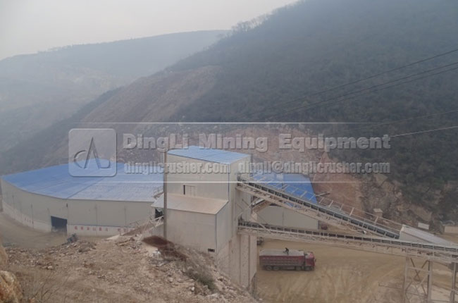 500TPH Stone Crusher Plant in Ziling Town Jingmen