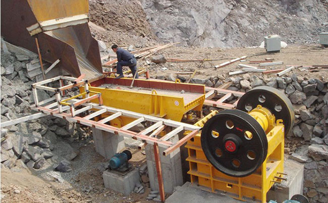 jaw crusher production line