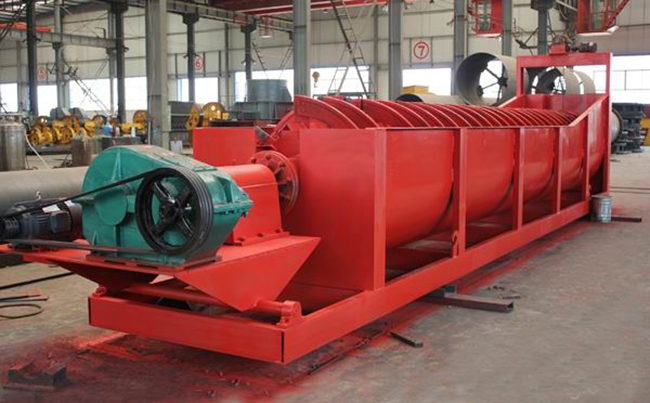 single spiral sand washer