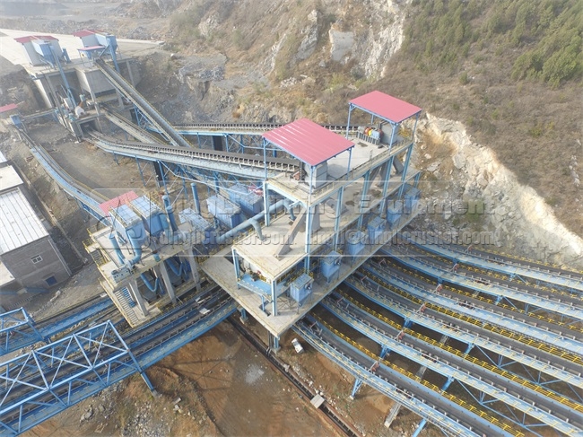 stone crushing line of China United Cement Corp