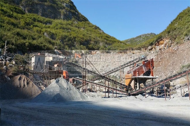 crushed sand production line_stone crusher plant_stone quarries