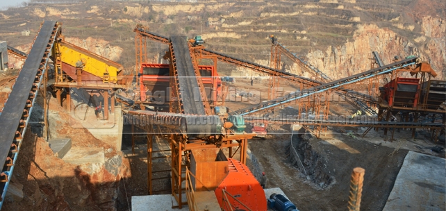 concrete crushing production line