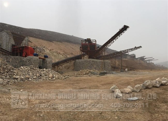 high prodution capacity concrete crushing machine