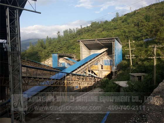 production line of sand washing