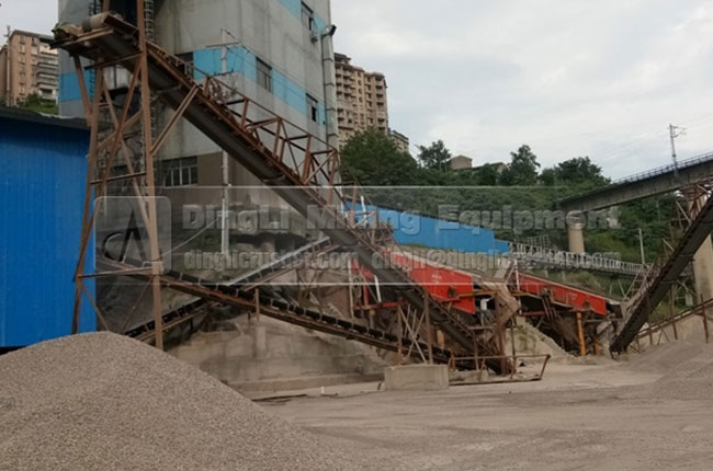 300TPH River Pebble Crusher Plant in Chongqing