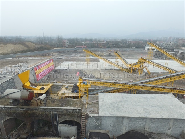 stationary stone crushing plant 