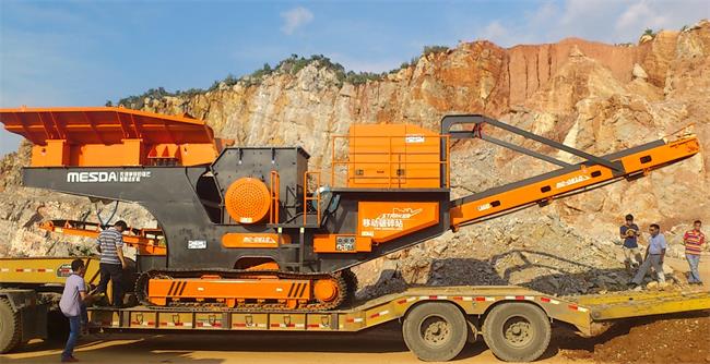 mobile stone crusher machine