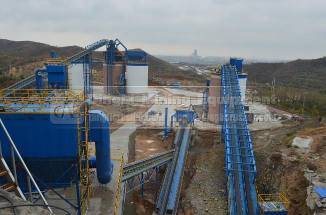 crushing plant process