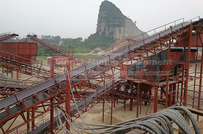 800TPH Limestone Production Line in Liuzhou Guangxi