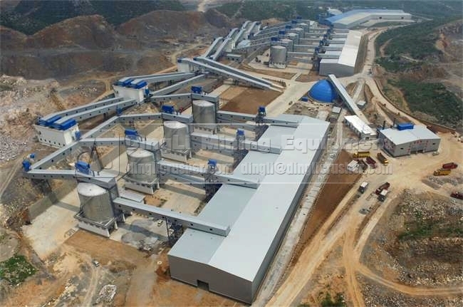 green crushing plant layout 