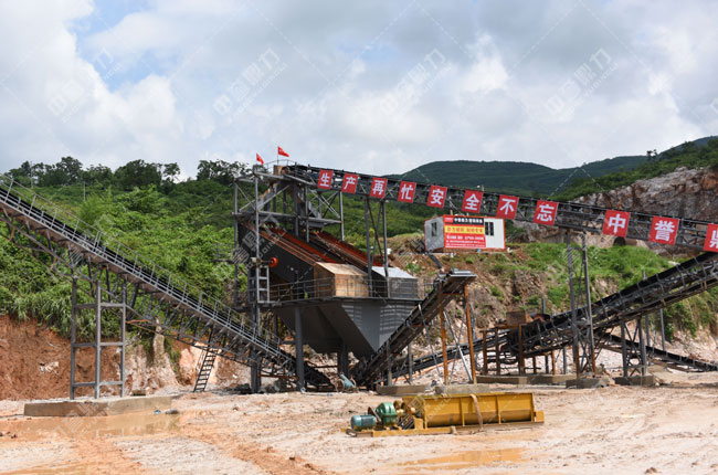 sand making plant layout