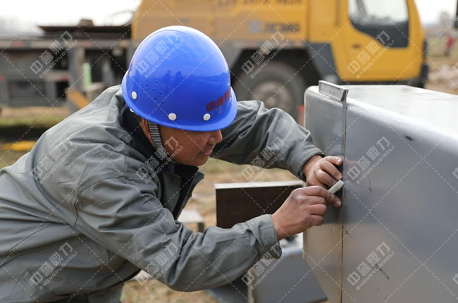 Construction site of 4000tph stone crusher plant