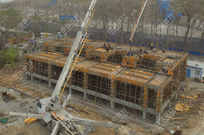 Early-stage civil work for the 3000tph aggregate production line